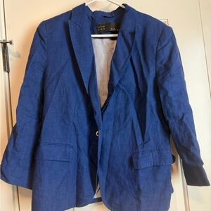Zara Blue Tailored Blazer